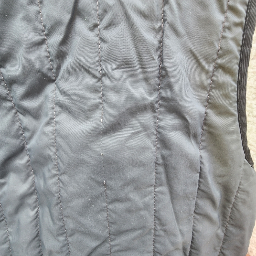 Structure Men's Gray Quilted Yellow Lined Vest XL - Picture 11 of 11